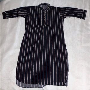 BRAND NEW BLACK & WHITE DRESS SHIRT